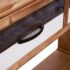 vidaXL Console Table Solid Acacia Wood 86x30x75 cm - Image 6