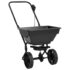 vidaXL Walk Behind Salt Spreader PVC and Steel 80x46x75 cm 15 L