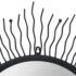 vidaXL Wall Mirror Sunburst 80 cm Black - Image 3