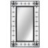vidaXL Wall Mirror Rectangular 50x80 cm Black