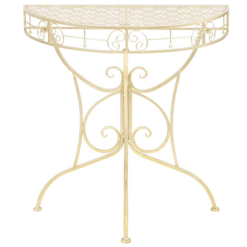 8718475606178_g_en_hd_1 vidaXL Side Table Vintage Style Half Round Metal 72x36x74 cm Gold - Image 2
