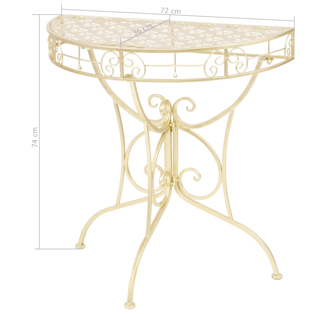 8718475606178_g_en_hd_5 vidaXL Side Table Vintage Style Half Round Metal 72x36x74 cm Gold - Image 7