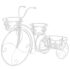 vidaXL Plant Stand Bicycle Shape Vintage Style Metal - Image 2