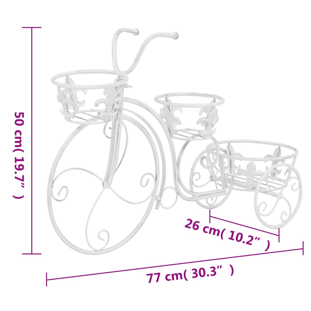 8718475606185_g_en_hd_5 vidaXL Plant Stand Bicycle Shape Vintage Style Metal - Image 7