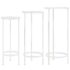 vidaXL Plant Stand Set 3 Pieces Vintage Style Metal Antique White