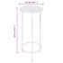 vidaXL Plant Stand Set 3 Pieces Vintage Style Metal Antique White - Image 9