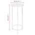 vidaXL Plant Stand Set 3 Pieces Vintage Style Metal Antique White - Image 10