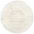 vidaXL Bistro Table Vintage Style Round Metal 40x70 cm White - Image 2