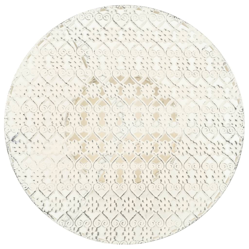 8718475606253_g_en_hd_1 vidaXL Bistro Table Vintage Style Round Metal 40x70 cm White - Image 2