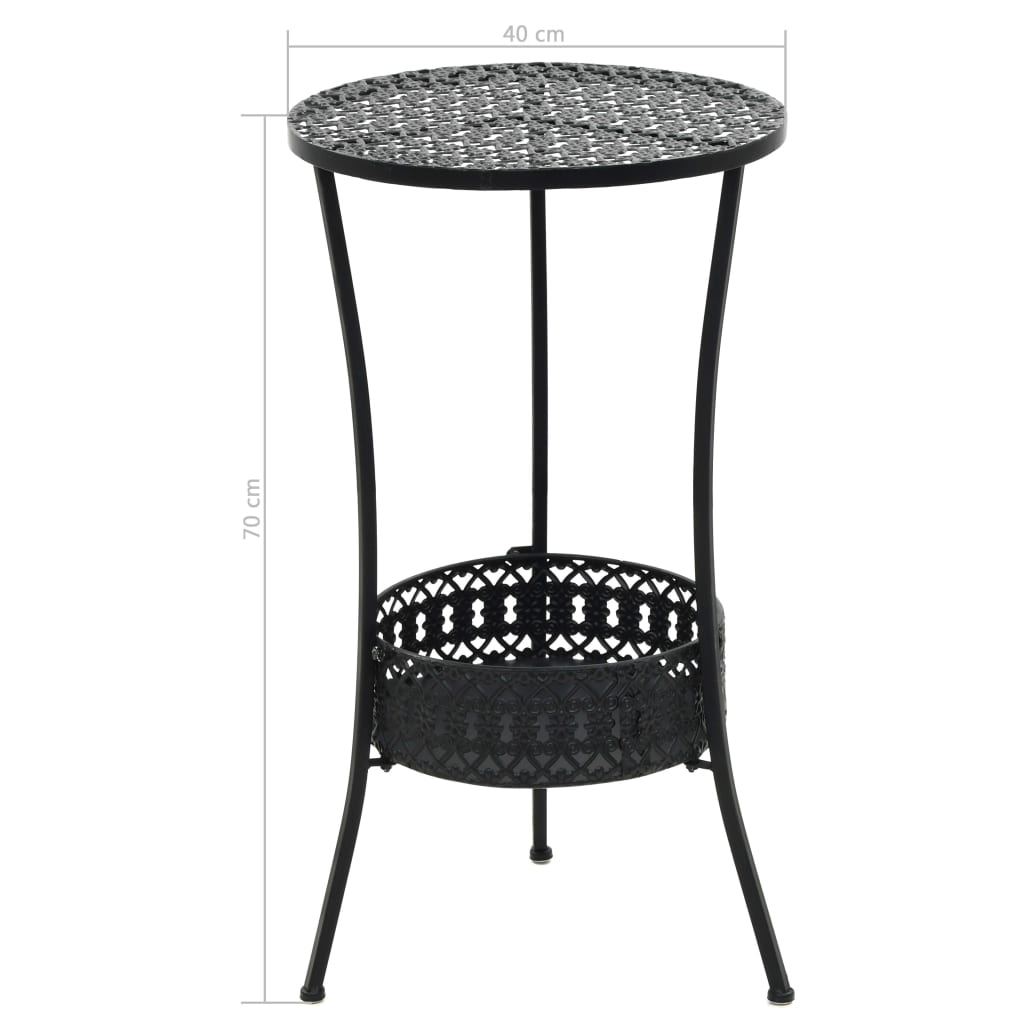 8718475606260_g_en_hd_5 vidaXL Bistro Table Black 40x70 cm Metal - Image 6