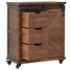 vidaXL Storage Cabinet Solid Fir Wood 64x33.5x75 cm Brown - Image 4