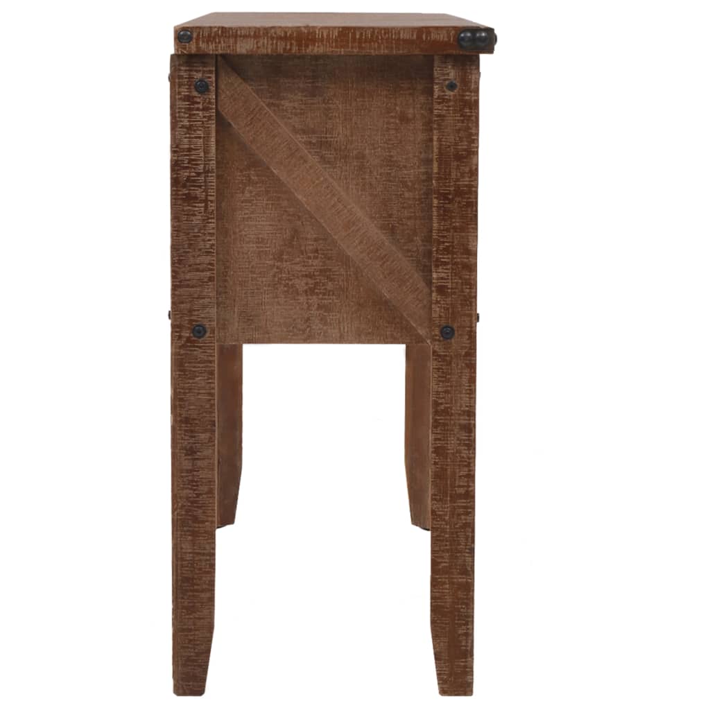 8718475606314_g_en_hd_2 vidaXL Console Table Solid Fir Wood 131x35.5x75 cm Brown - Image 3