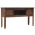 vidaXL Console Table Solid Fir Wood 131x35.5x75 cm Brown - Image 5