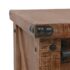 vidaXL Console Table Solid Fir Wood 131x35.5x75 cm Brown - Image 6
