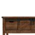 vidaXL Console Table Solid Fir Wood 131x35.5x75 cm Brown - Image 7