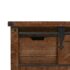 vidaXL Console Table Solid Fir Wood 131x35.5x75 cm Brown - Image 8
