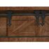 vidaXL Console Table Solid Fir Wood 131x35.5x75 cm Brown - Image 9