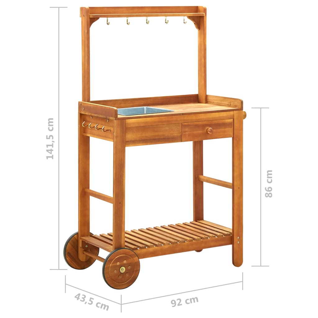 8718475606932_g_en_hd_10 vidaXL Garden Kitchen Trolley Solid Wood Acacia 92x43.5x141.5 cm - Image 11