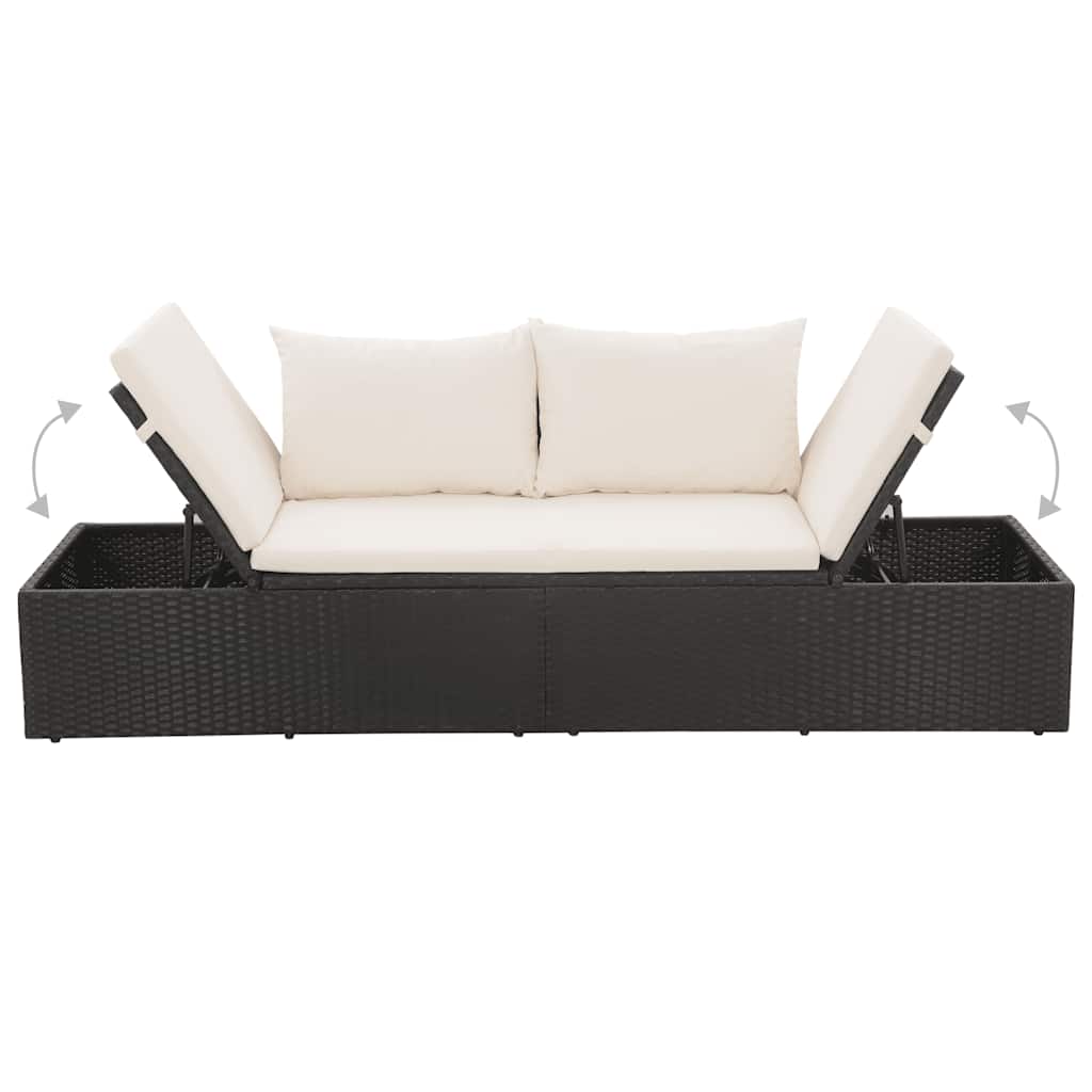 8718475606994_g_en_hd_4 vidaXL Garden Bed Black 195x60 cm Poly Rattan - Image 6