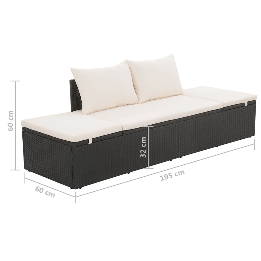 8718475606994_g_en_hd_6 vidaXL Garden Bed Black 195x60 cm Poly Rattan - Image 8