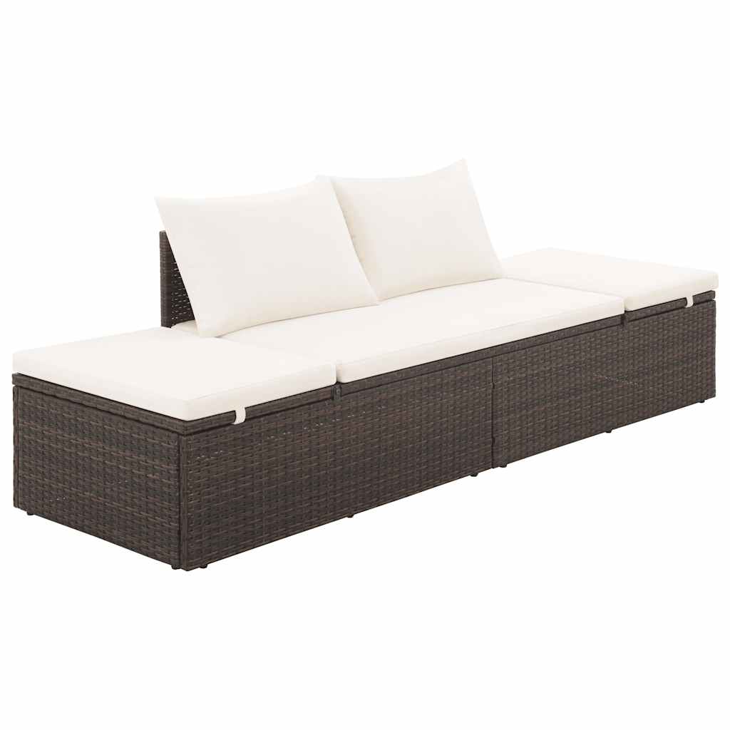 8718475607007_a_en_hd_1 vidaXL Garden Bed Brown 195x60 cm Poly Rattan - Image 2