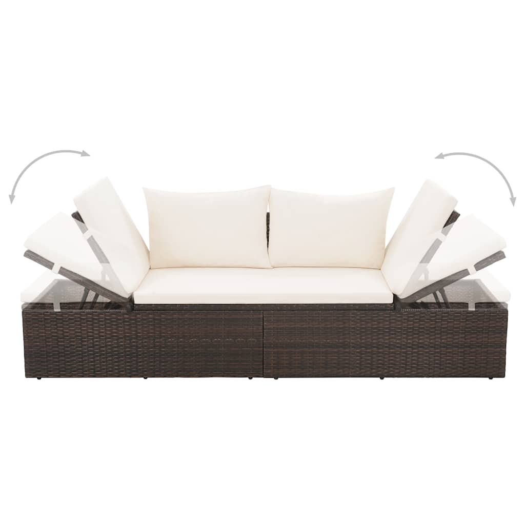 8718475607007_g_en_hd_3 vidaXL Garden Bed Brown 195x60 cm Poly Rattan - Image 5