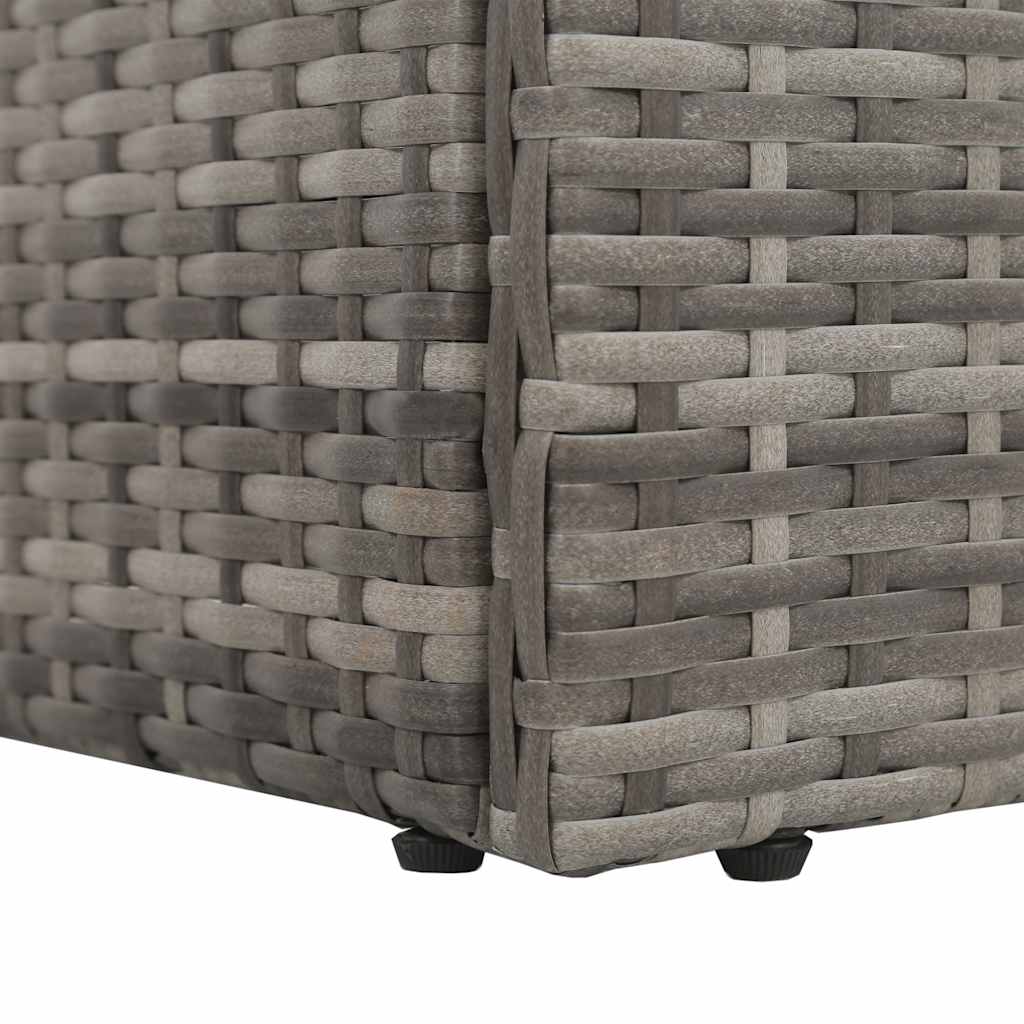 8718475607014_g_en_hd_5 vidaXL Garden Bed Grey 195x60 cm Poly Rattan - Image 7