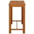 vidaXL Bar Table Solid Acacia Wood 120x60x105 cm - Image 5