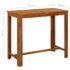vidaXL Bar Table Solid Acacia Wood 120x60x105 cm - Image 8