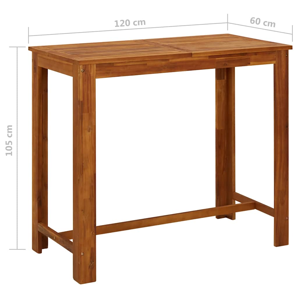 8718475609513_g_en_hd_6 vidaXL Bar Table Solid Acacia Wood 120x60x105 cm - Image 8