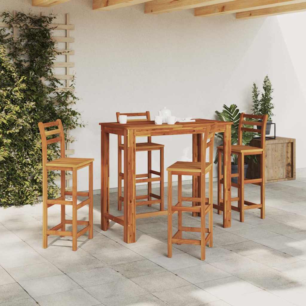 8718475609513_m_en_hd_1 vidaXL Bar Table Solid Acacia Wood 120x60x105 cm - Image 1