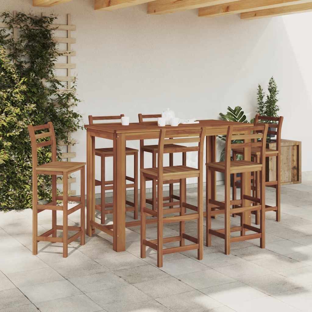 8718475609520_m_en_hd_1 vidaXL Bar Table Solid Acacia Wood 150x70x105 cm - Image 1