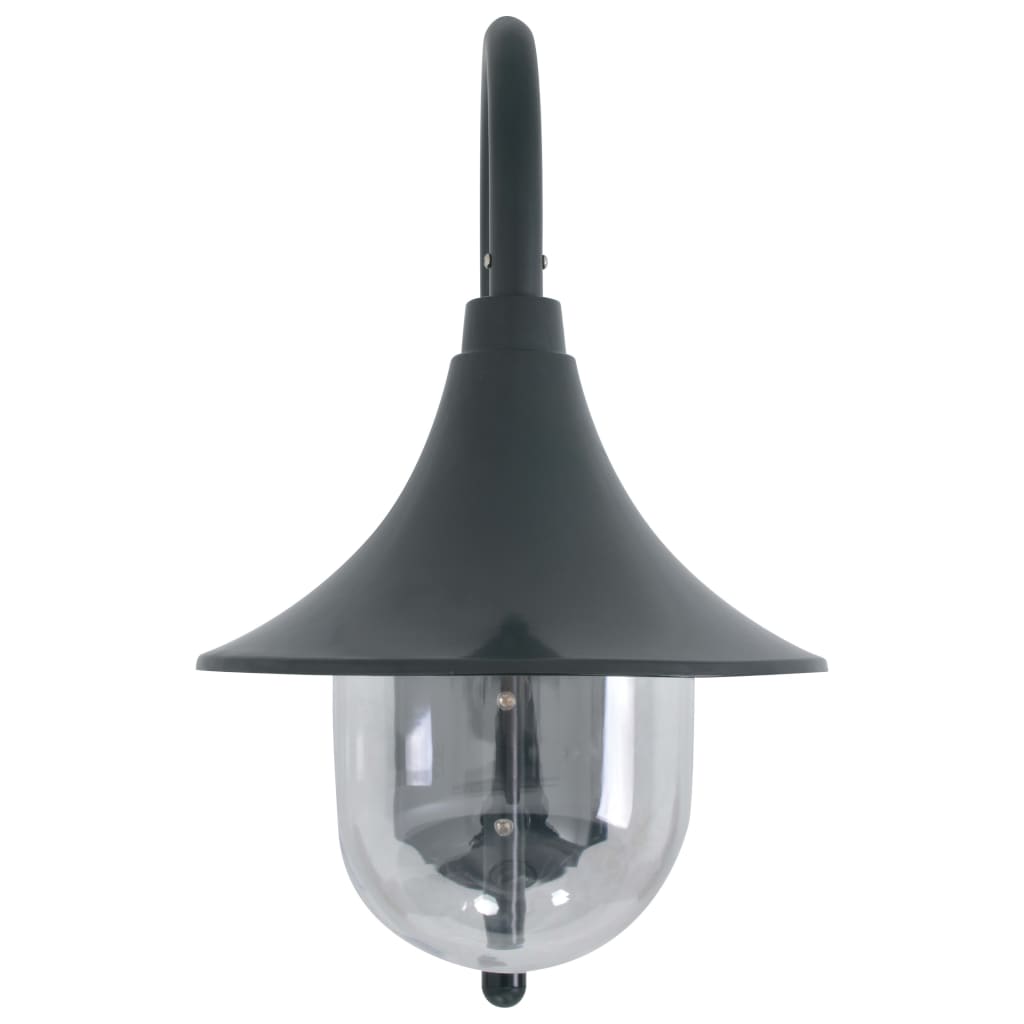 8718475610601_g_en_hd_2 vidaXL Garden Wall Lamp E27 42 cm Aluminium Dark Green - Image 3
