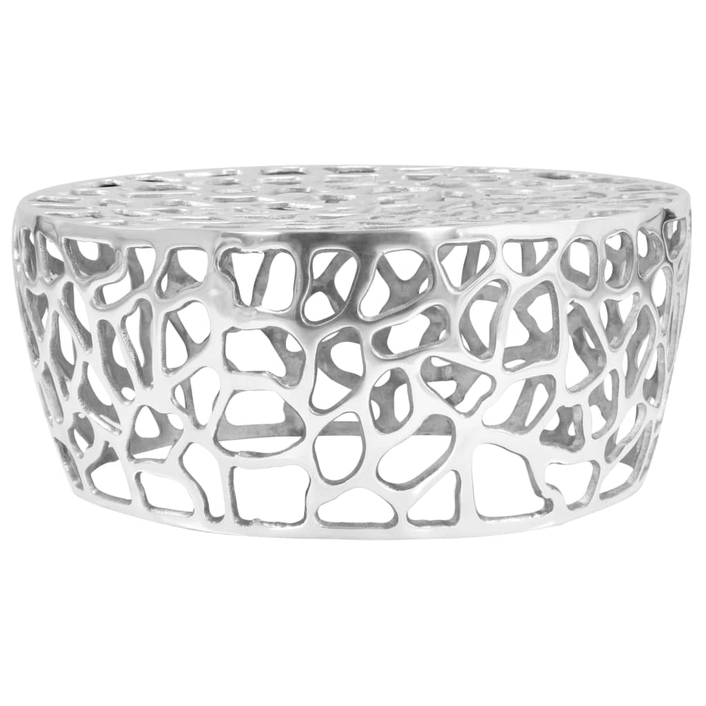 8718475611127_a_en_hd_1 vidaXL Coffee Table Casted Aluminium 70x30 cm Silver - Image 1