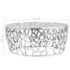 vidaXL Coffee Table Casted Aluminium 70x30 cm Silver - Image 6
