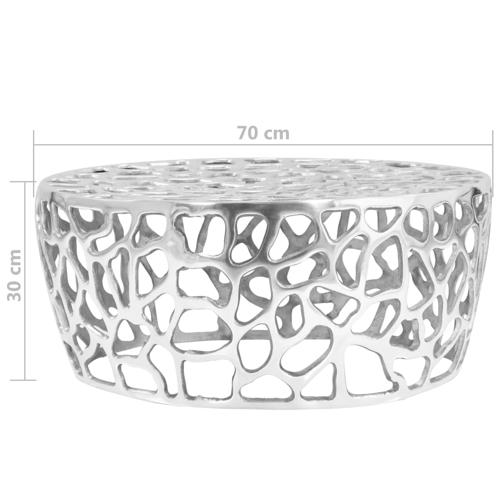 8718475611127_g_en_hd_5 vidaXL Coffee Table Casted Aluminium 70x30 cm Silver - Image 6