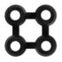 vidaXL Mat Connectors 10 pcs Rubber Black - Image 3