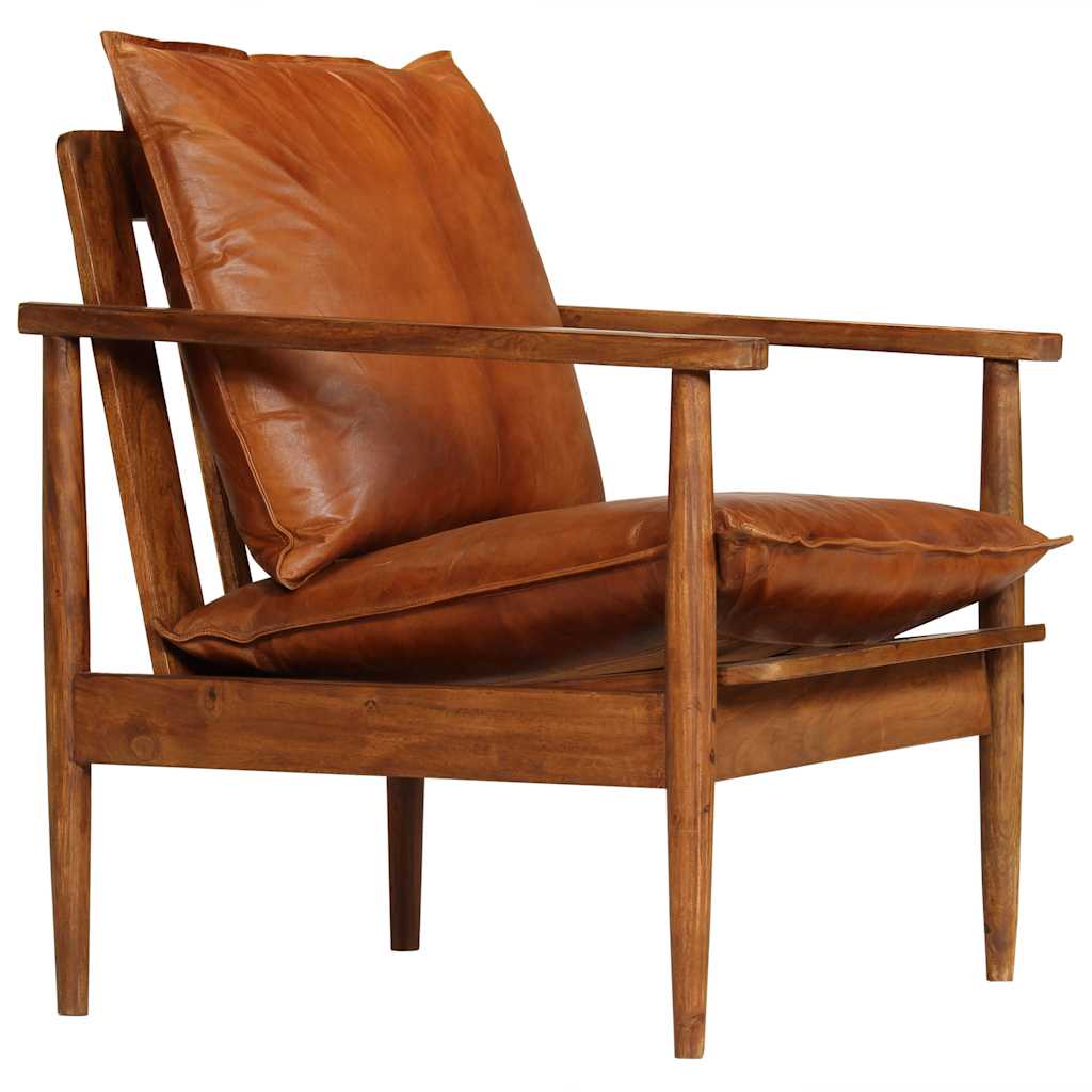 8718475611523_a_en_hd_1 vidaXL Armchair Brown Real Leather with Acacia Wood - Image 2