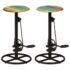 vidaXL Bar Chairs 2 pcs Solid Reclaimed Wood
