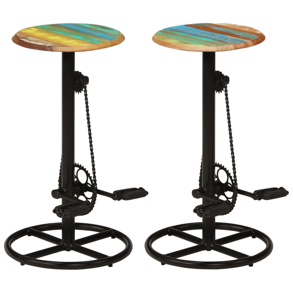 8718475611592_a_en_hd_1 vidaXL Bar Chairs 2 pcs Solid Reclaimed Wood - Image 1