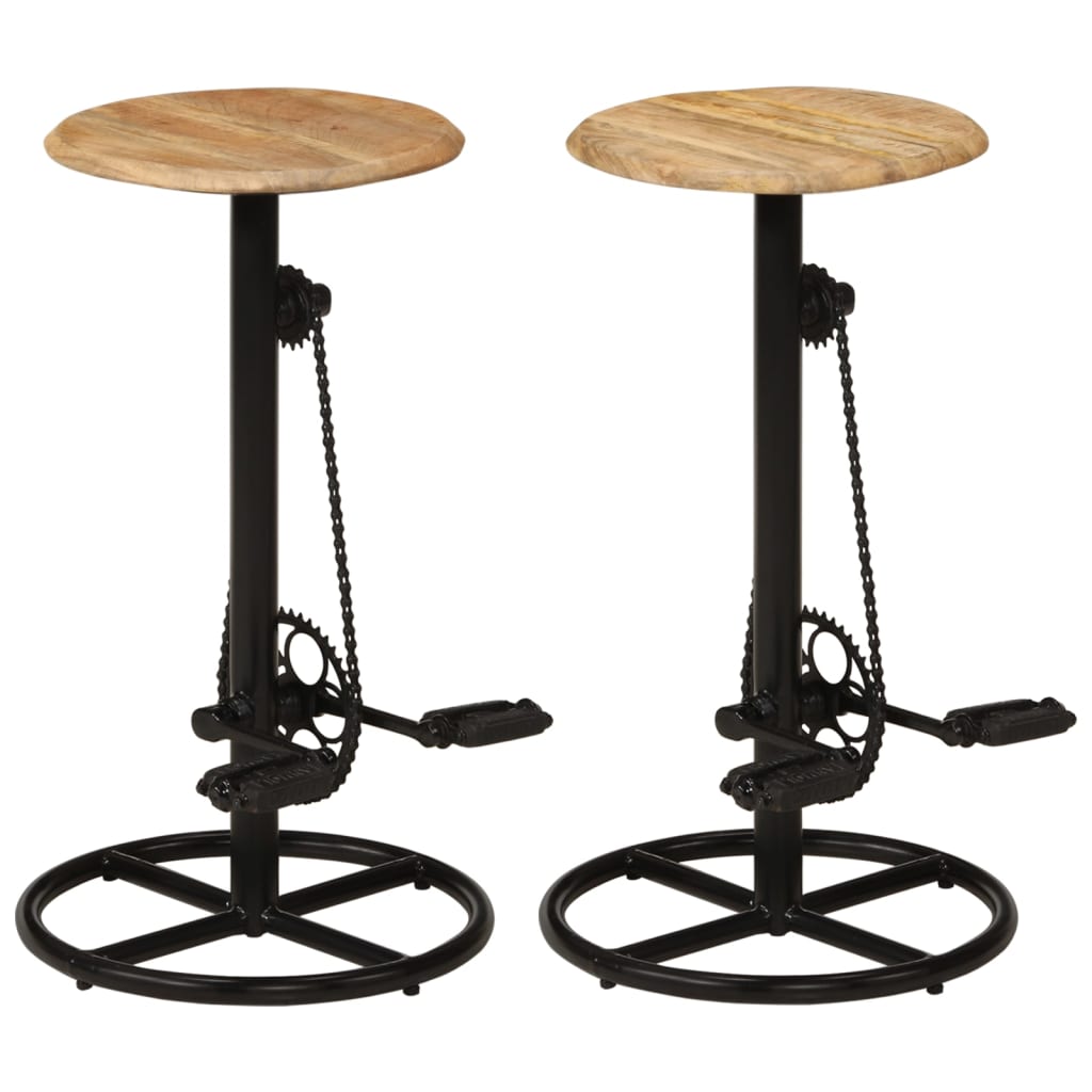 8718475611608_a_en_hd_1 vidaXL Bar Chairs 2 pcs Solid Mango Wood - Image 1