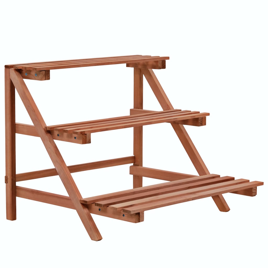 8718475612957_a_en_hd_1 vidaXL 3-Tier Plant Stand Cedar Wood 48x45x40 cm - Image 1