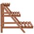 vidaXL 3-Tier Plant Stand Cedar Wood 48x45x40 cm - Image 2