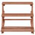 vidaXL 3-Tier Plant Stand Cedar Wood 48x45x40 cm - Image 3