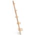 vidaXL Ladder Wall Shelf Cedar Wood 41.5x30x176 cm - Image 2