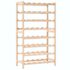vidaXL Wine Rack Cedar Wood 57.5x28x102 cm