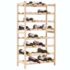 vidaXL Wine Rack Cedar Wood 57.5x28x102 cm - Image 2
