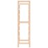 vidaXL Wine Rack Cedar Wood 57.5x28x102 cm - Image 5