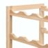 vidaXL Wine Rack Cedar Wood 57.5x28x102 cm - Image 6