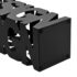 vidaXL Umbrella Stand Design Steel Black - Image 3